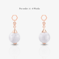 Jade Ear Drops (18K Gold) - Carrie K.