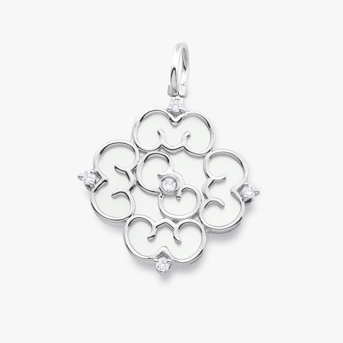 Blessings Mini Mother of Pearl Charm - Carrie K.