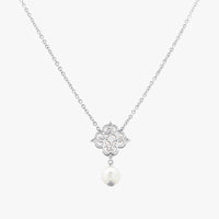 Blessings Pearl Necklace with Mother of Pearl (14K Gold) - Carrie K.