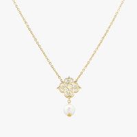 Blessings Pearl Necklace with Mother of Pearl (14K Gold) - Carrie K.