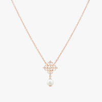 Blessings Pearl Necklace with Mother of Pearl (14K Gold) - Carrie K.