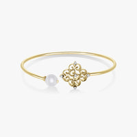 Blessings Pearl Twisty Bangle - Carrie K.