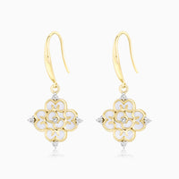 Blessings Big Mother of Pearl Drop Earrings (14K Gold) - Carrie K.