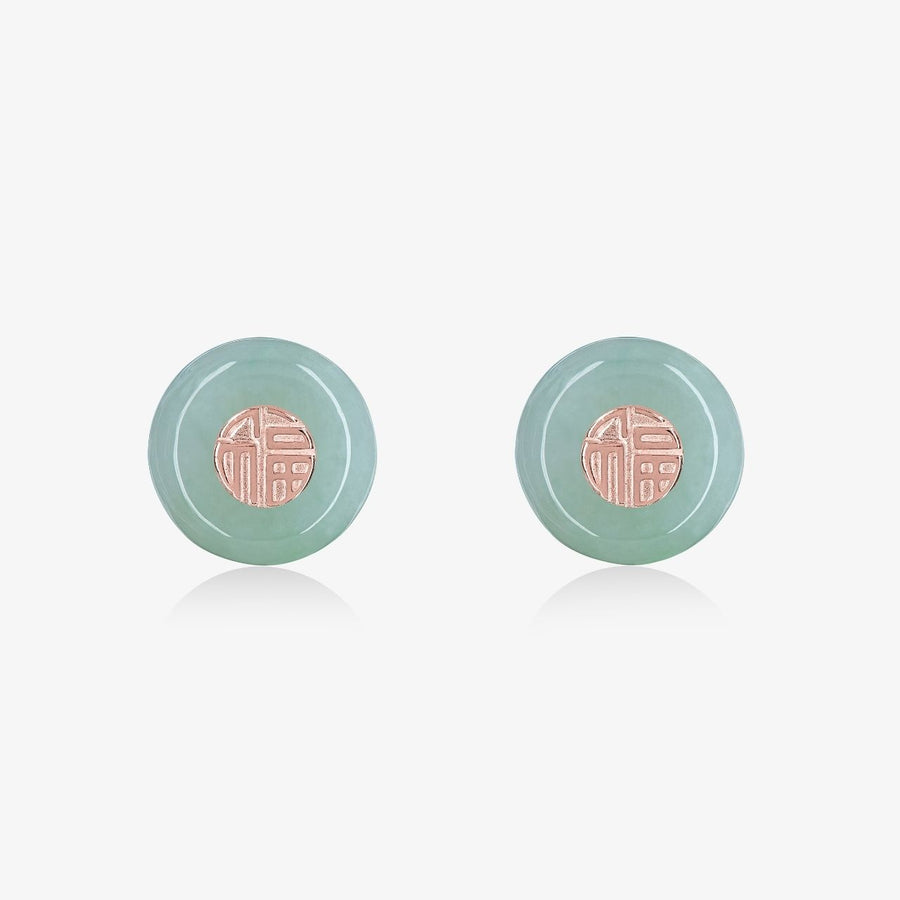 Fu Ear Studs (14K Gold) - Carrie K. 