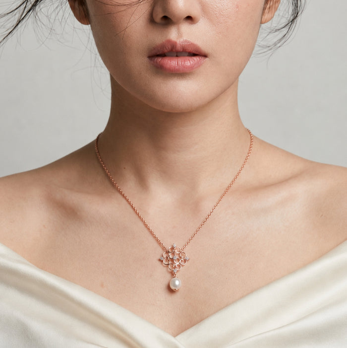 Blessings Pearl Necklace (18K Gold) - Carrie K.