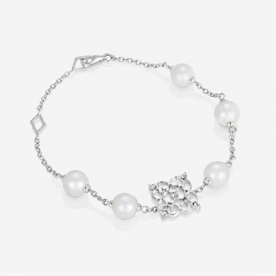 Blessings Pearl Bracelet with Mother of Pearl - Carrie K.