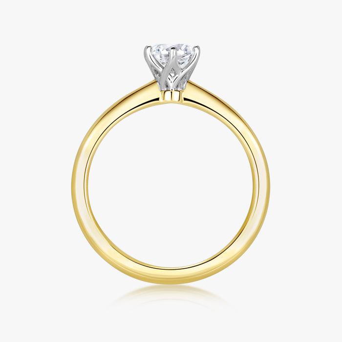 Entwine Ring With Tapered Band - Carrie K.