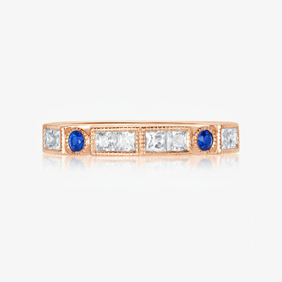 Milgrain Morse Ring - 3.00mm - Carrie K. 