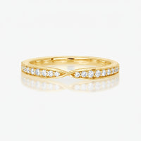 Infinity Tapered Pave Band - Carrie K.