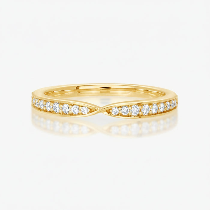 Infinity Tapered Pave Band - Carrie K.