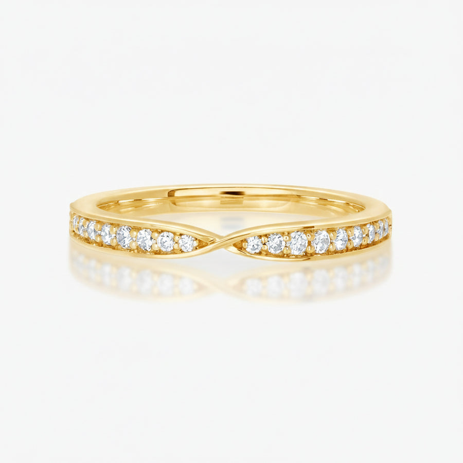 Infinity Tapered Pave Band - Carrie K. 