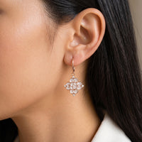 Blessings Mini Mother of Pearl Hook Earrings (18K Gold) - Carrie K.