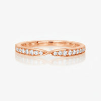 Infinity Tapered Pave Band - Carrie K.
