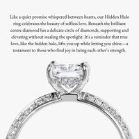 Hidden Halo Knife Edge Pave Ring - Carrie K.