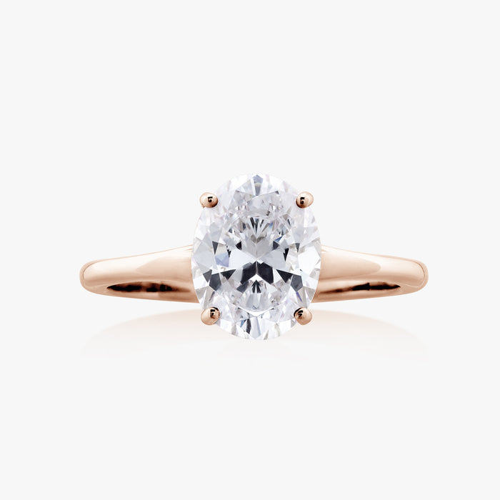 Infinite Heart Ring With Straight Band - Carrie K.