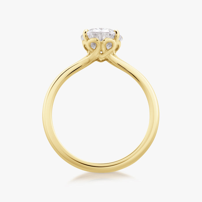 Infinite Heart Ring With Straight Band - Carrie K.