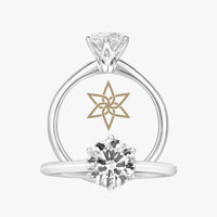 Entwine Ring With Tapered Band - Carrie K.