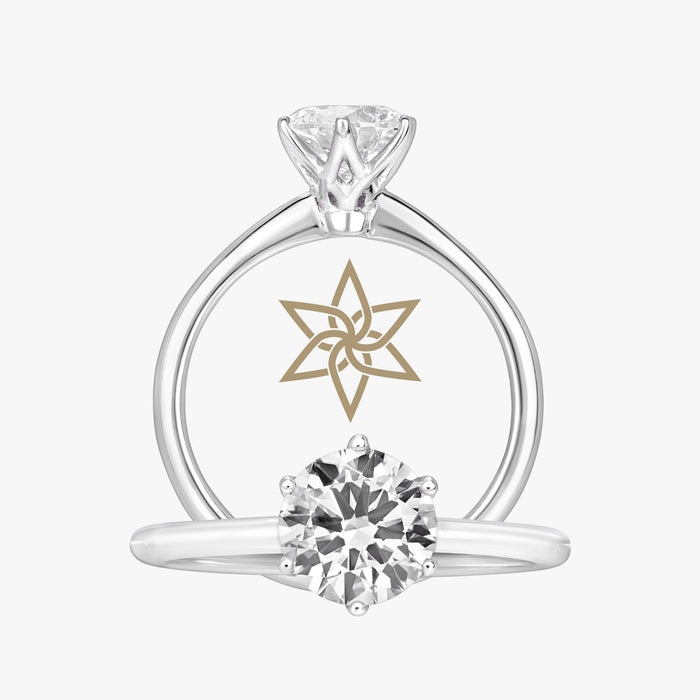 Entwine Ring With Tapered Band - Carrie K.