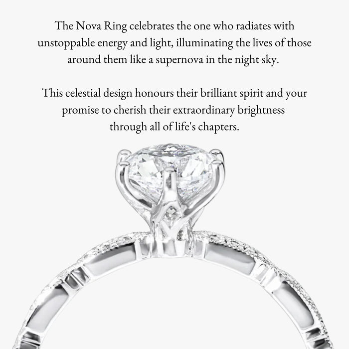 Entwine Birthstone Art Deco Helix Ring - Carrie K.