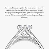 Morse Pinnacle Ring With Tapered Band - Carrie K.