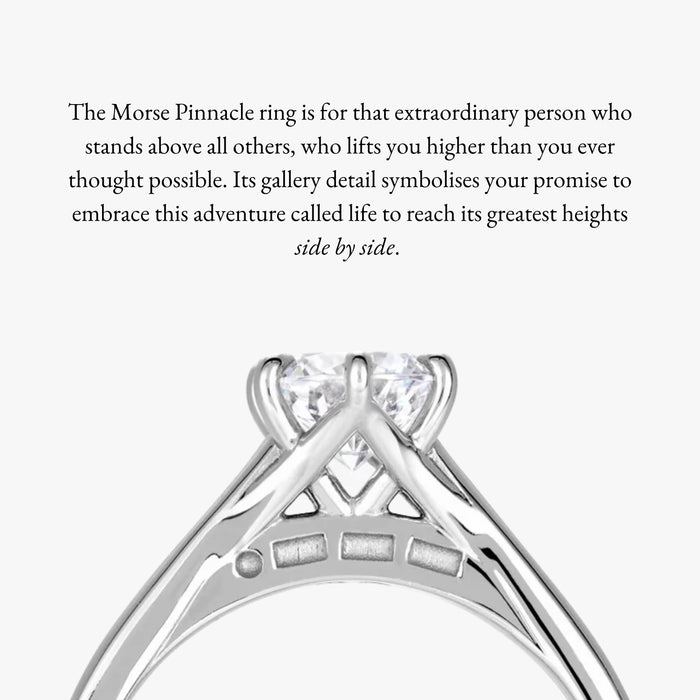 Morse Pinnacle Ring With Tapered Band - Carrie K.