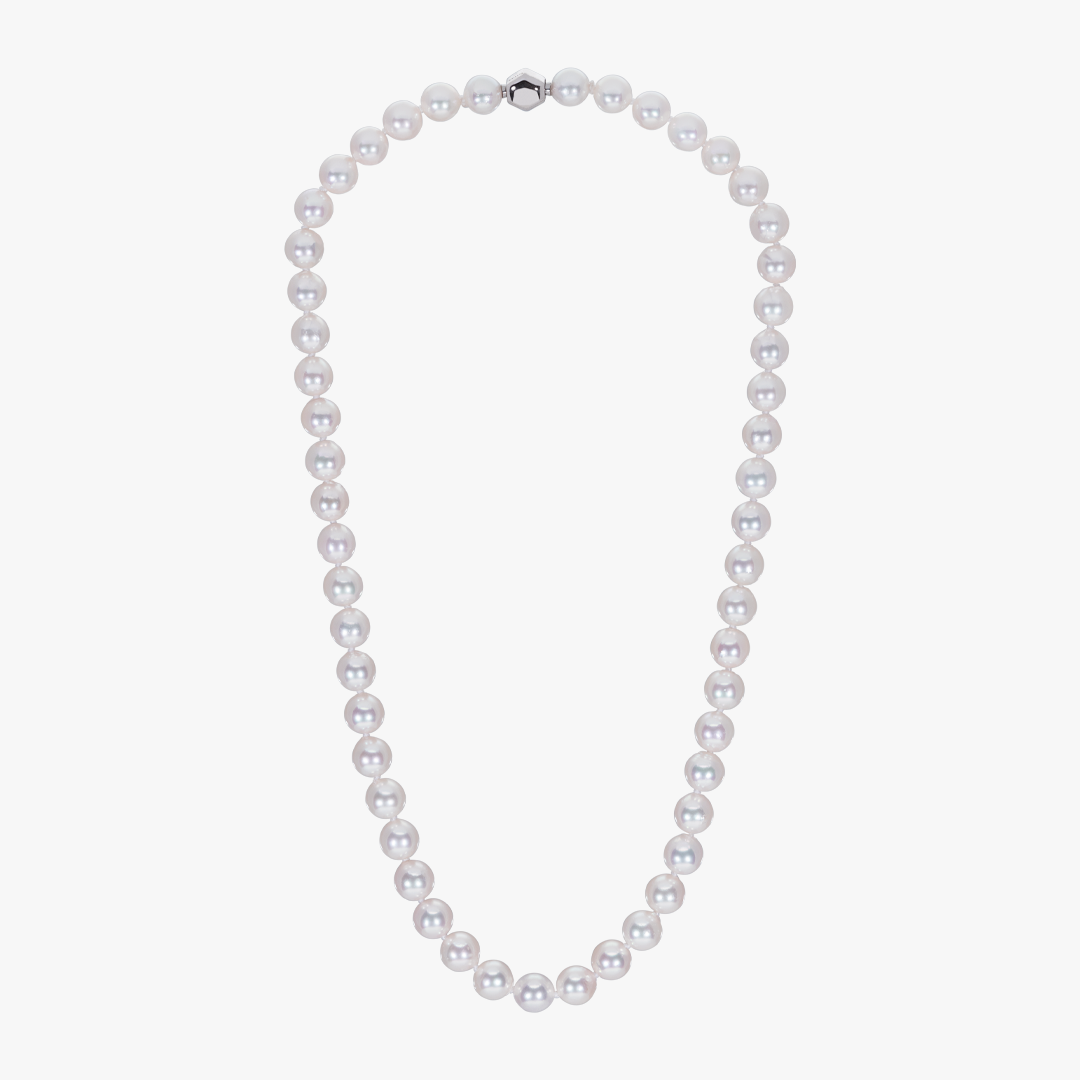Semi Round Akoya Pearl Necklace - Carrie K.