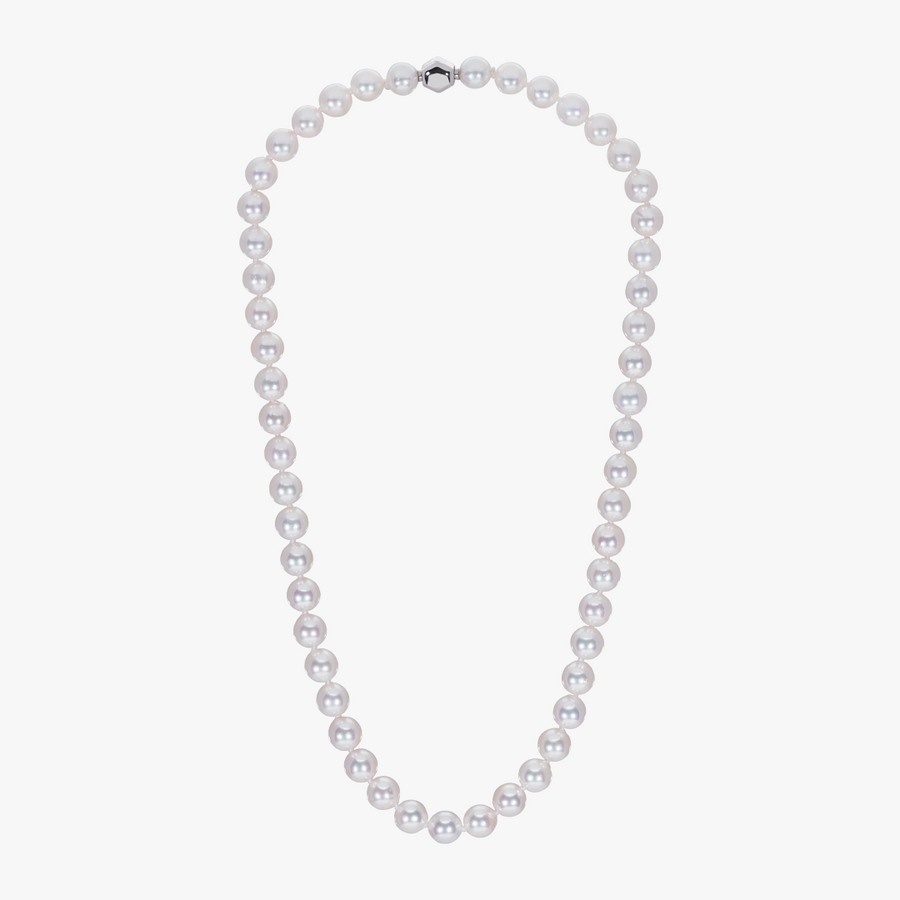 Semi Round Akoya Pearl Necklace - Carrie K.