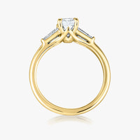 Pinnacle Tapered Baguette Trilogy Ring - Carrie K.