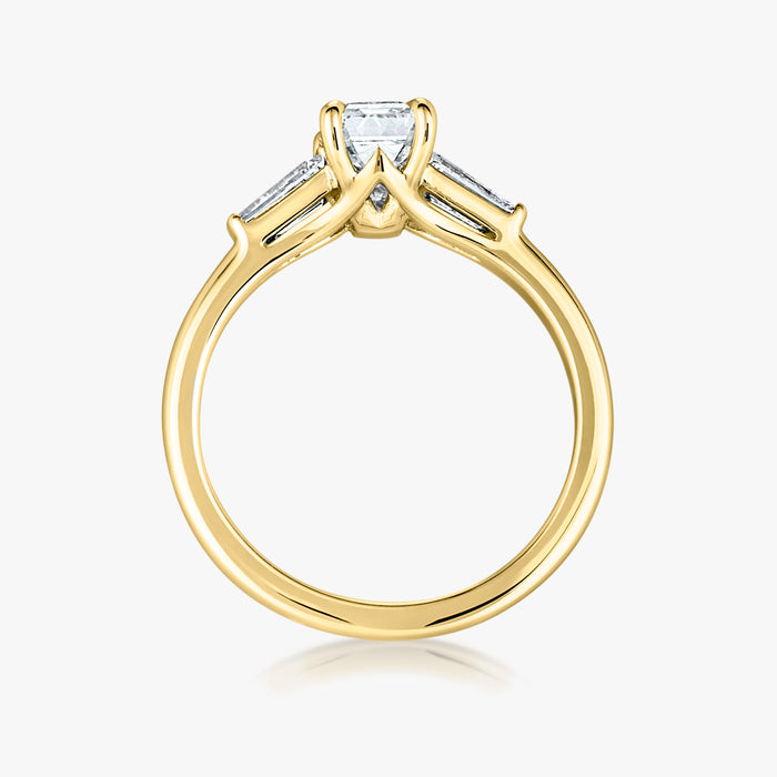 Pinnacle Tapered Baguette Trilogy Ring - Carrie K.