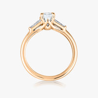 Pinnacle Tapered Baguette Trilogy Ring - Carrie K.