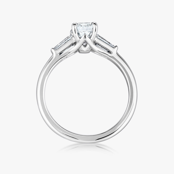 Pinnacle Tapered Baguette Trilogy Ring - Carrie K.