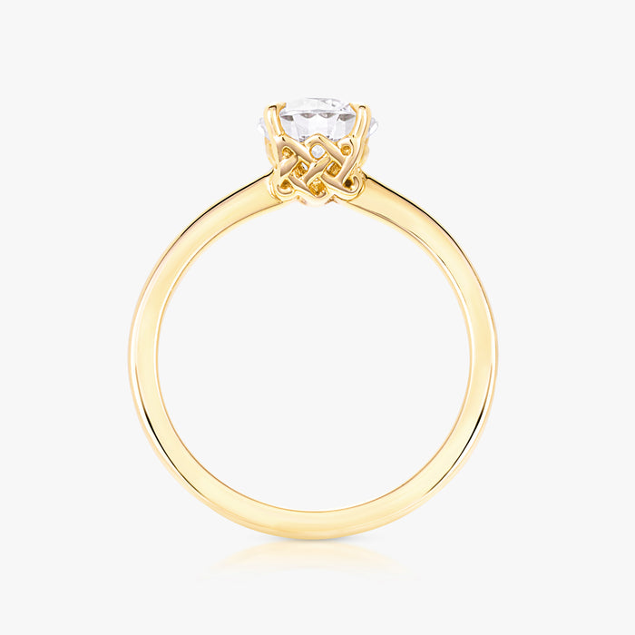 Love Knot Ring With Tapered Band - Carrie K.