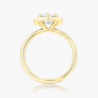 Fine Hexa Halo Ring - Carrie K.