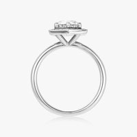 Fine Hexa Halo Ring (Black Diamonds) - Carrie K.