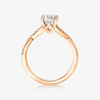 Pinnacle Ring With Infinity Half Diamond Band - Carrie K.