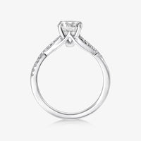 Pinnacle Ring With Infinity Half Diamond Band - Carrie K.