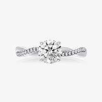 Pinnacle Ring With Infinity Half Diamond Band - Carrie K.