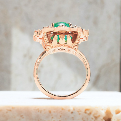 IRISH CLADDAGH BESPOKE ENGAGEMENT RING SINGAPORE CARRIE K