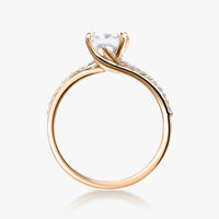 Starburst Ring With Pave Band - Carrie K.