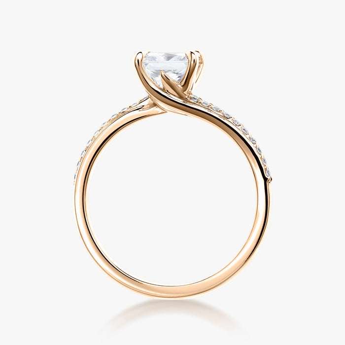 Starburst Ring With Pave Band - Carrie K.