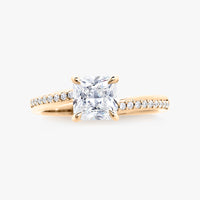 Starburst Ring With Pave Band - Carrie K.