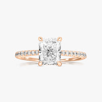 Hidden Halo Pave Ring - Carrie K.