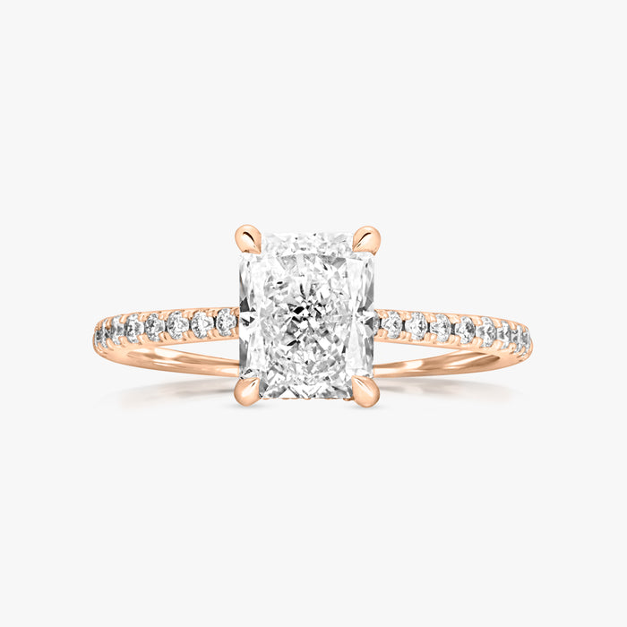 Hidden Halo Pave Ring - Carrie K.