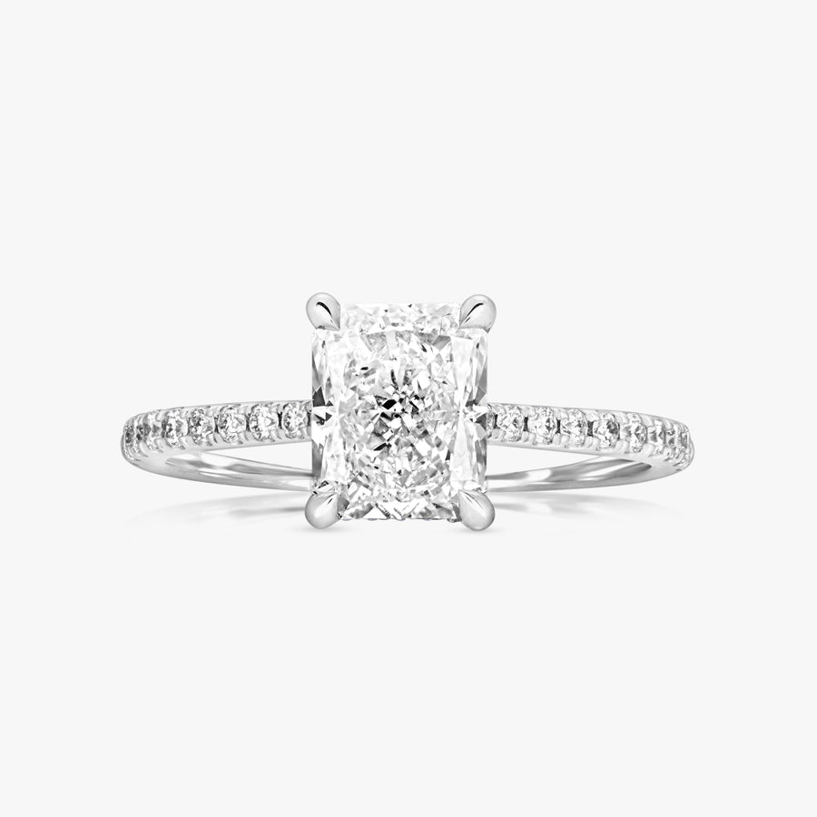 Hidden Halo Pave Ring - Carrie K.