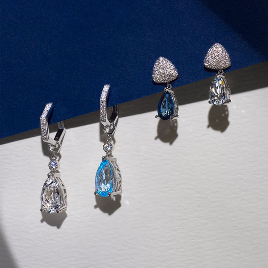Pear Ear Drop (14K Gold) - Carrie K. 