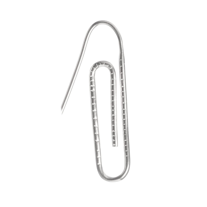 Reborn Paper Clip Earring - Carrie K. 