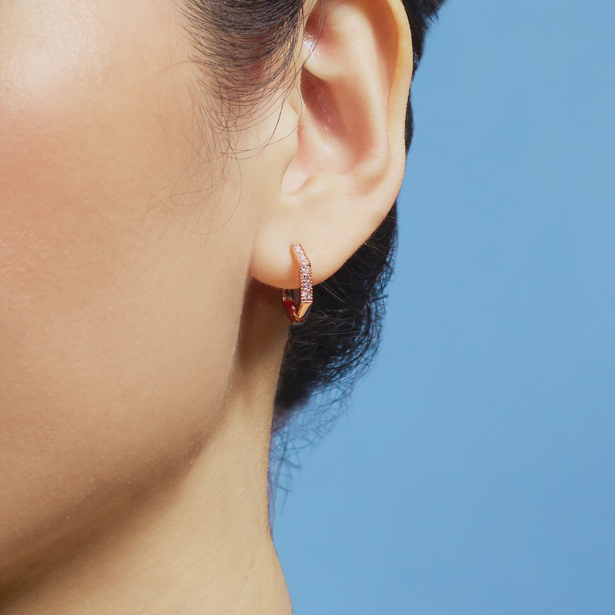 Hexa Hoop (18K Gold) - Carrie K.
