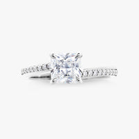 Starburst Ring With Pave Band - Carrie K.